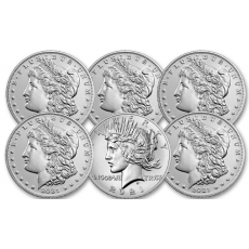 USA Coleção dos 6 Dólares 2021 em Prata 